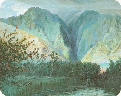 Heilige Wasserfälle, Oahu von D. Howard Hitchcock